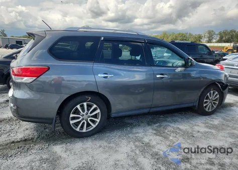 2015 Nissan Pathfinder S из США, поврежденный, VIN 5N1AR2MM4FC705454